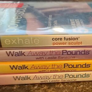 FITNESS & Exercise 4 Brand New DVD's Sealed in Package